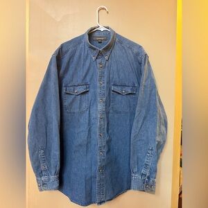 Croft & Barrow Blue Denim Shirt LT
